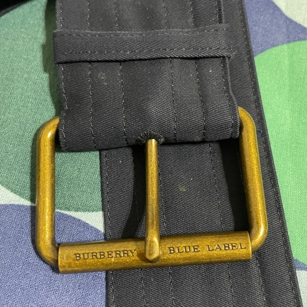 Burberry Blue Label Crestbridge Navy Double-Breasted Women's Jacket - Picture 11 of 11